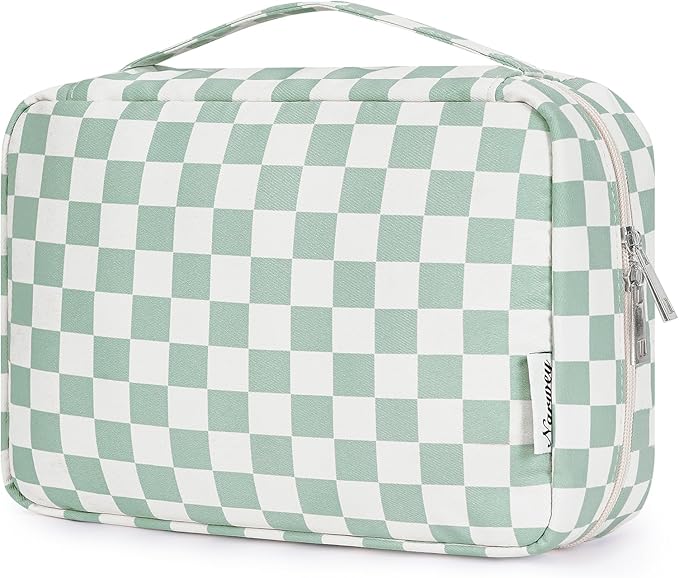 Narwey Small Hanging Travel Toiletry Bag for Women, Travel Bag for Toiletries, Makeup Bag Organizer Cosmetic Bags Make Up Bags for Girls