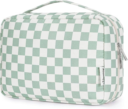 Narwey Small Hanging Travel Toiletry Bag for Women, Travel Bag for Toiletries, Makeup Bag Organizer Cosmetic Bags Make Up Bags for Girls