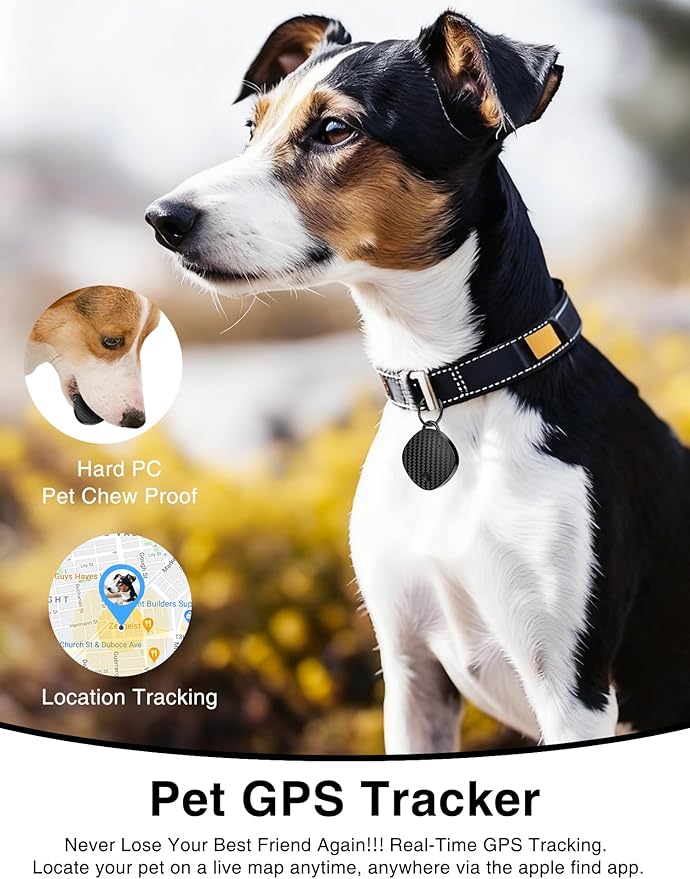 Air Tracker Tags - 2 Pack, Smart Bluetooth Tracker Tag & Finder Item Locators Works with Apple Find My, 100dB Sound, Item Finder for Keys, Bags, Luggage, Wallet, Backpack, Pet[Apple (iOS Only)