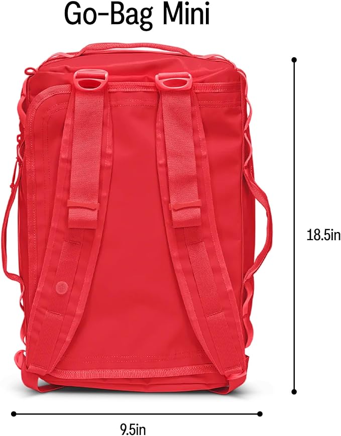 Baboon to the Moon Go-Bag Mini Duffle Bag - Detachable Straps, Stylish, Compact, TSA Approved Carry On Travel Duffel Bag in Multiple Colors, Durable, Water Resistant for Men and Women (Maple Sugar)