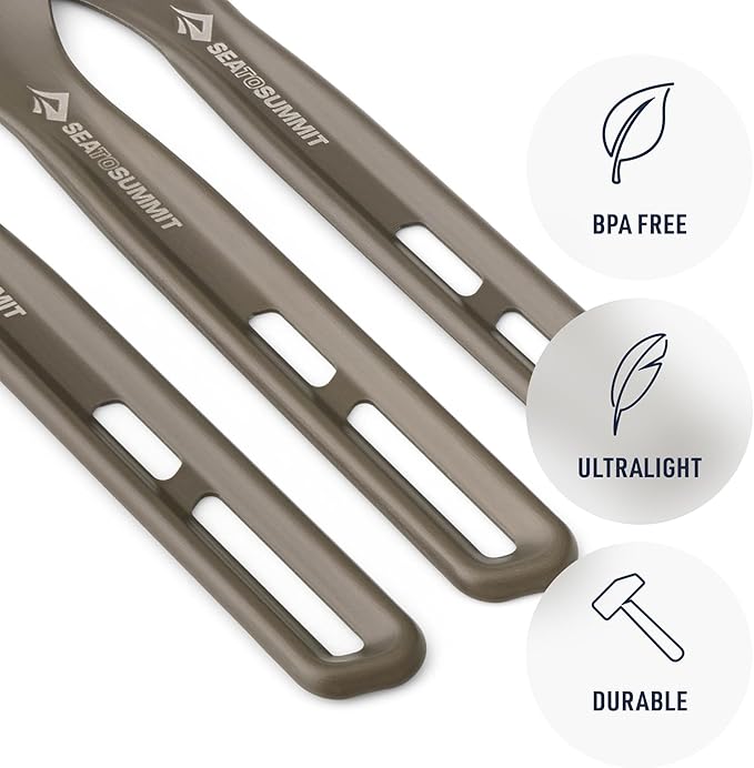 Sea to Summit Frontier Ultralight Cutlery Set, Fork, Spoon and Knife