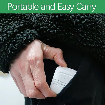 Wireless Charging Case Replacement for AirPods 1 & 2 Gen - Charger Case Only with Quick-Pairing Sync Button, White - Compatible with AirPods 1st and 2nd Generation, NO Earbuds