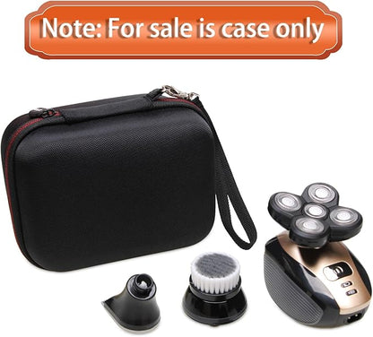 LTGEM Electric Shaver Case Compatible with FlexSeries Electric Head Hair Shaver, Bald Head Waterproof Razor Cases-Travel Protective Carrying Storage Bag (Only Case)