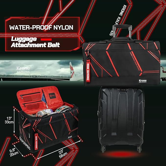 Sneaker Bag, Sport Duffel Bag for Men Women, Gym Bag, Gear Bag, Krone Kalpasmos Versatile Travel Duffel Bag with 3 Removable Dividers, Designer Collection