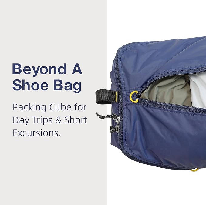 Ultralight Travel Shoe Bag 10L, Fits 2 Pairs Shoes, Large Water-Resistant Packing Cube.