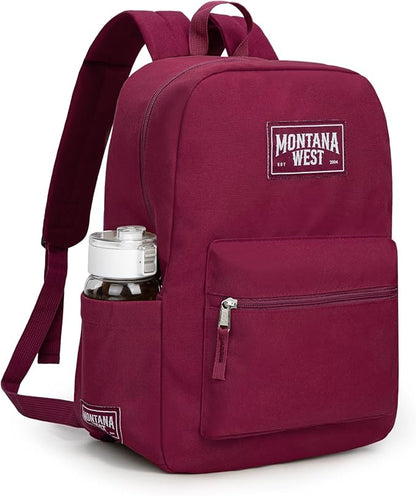 Montana West School Backpack for Women Men Lightweight College Bookbag Casual Daypack Backpacks for Commute & Travel