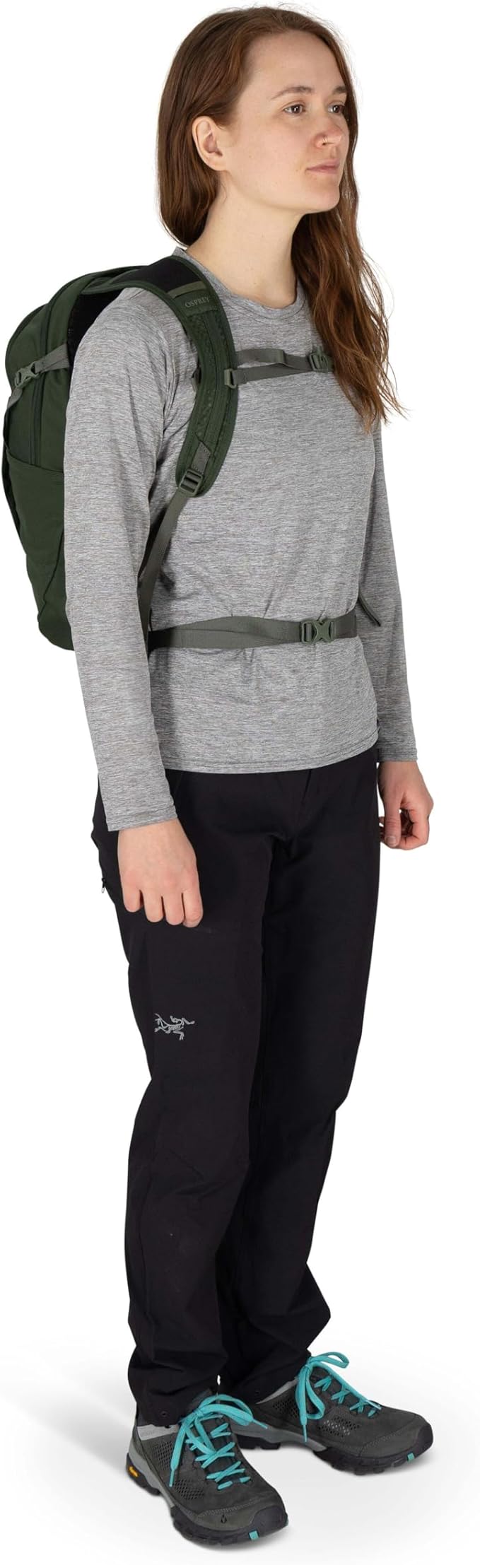 Osprey Daylite Plus Commuter Backpack – Lightweight, Everyday Pack with Laptop Sleeve and Water Bottle Pockets – Ideal for Work, School, and Travel with Versatile Storage Options, Seaweed Green