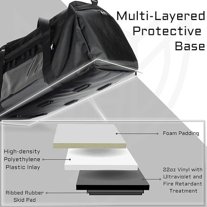 Xtreme Sight Line ~ Xecutive Transport Faraday Duffel Bag for Military Use ~ MOLLE System ~ Computer Towers and Other Large Electronics ~ Data Security ~ Tracking/Hacking Defense ~ OD Green
