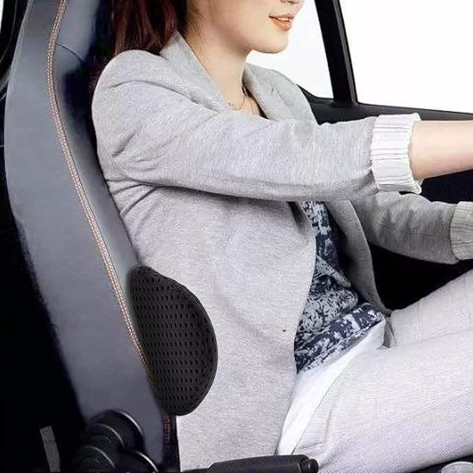 Lumbar Pillow, Memory Foam Lumbar Support Pillow for Office Chair and Car Seat, Back Support Pillow for Lower Back Pain Relief, Support Cushion Back Pillow for Sleeping, Resting, Driving, Traveling