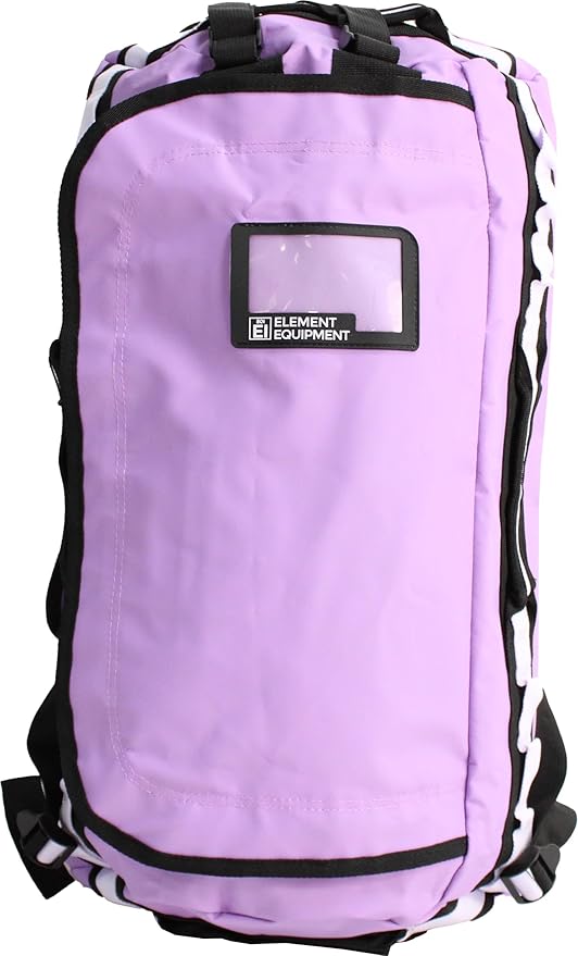 Element Equipment Trailhead Duffel Bag Shoulder Straps Waterproof Violet/Lavendar Small