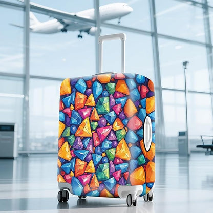 ANNA QUEEN Travel Luggage Cover Suitcase Protector Suitcase Cover Anti-Scratch,Stretchable Bag Cover Washable Durable Polyester