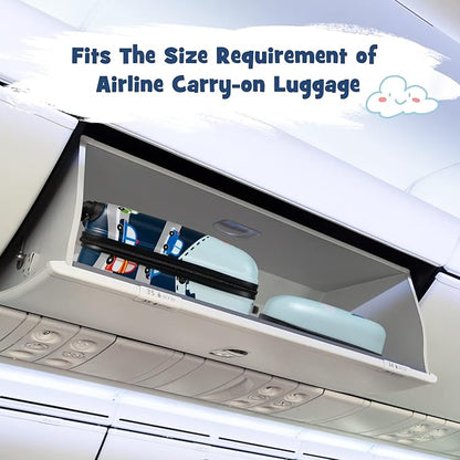 Goplus 2PC Kids Luggage, 12" & 16" Kids Carry On Luggage Set with 4 Spinner Wheels, Lightweight Rolling Spinner Suitcase for Children Toddlers Boys and Girls Travel