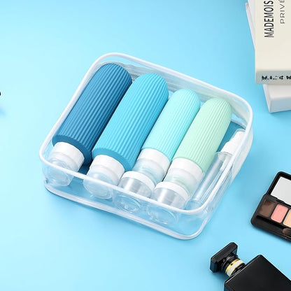 16 Pack Travel Bottles for Toiletries, Large 6oz Silicone Travel Containers, Leak Proof Refillable Liquid Shampoo And Conditioner Travel Essentials