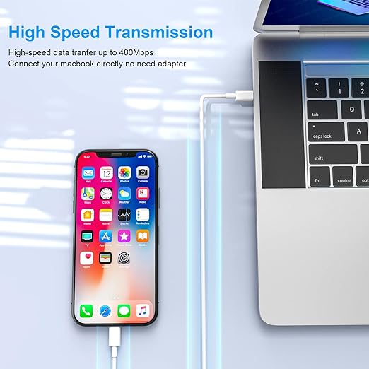 3Pack iPhone Fast Charger[Apple Mfi Certified],10FT iPhone Charger Fast Charging USB C to Lightning Cable with Type C Charger Block Fast Charging Adapter for iPhone 14 13 12 11 Pro Max X Xs Max 8Plus