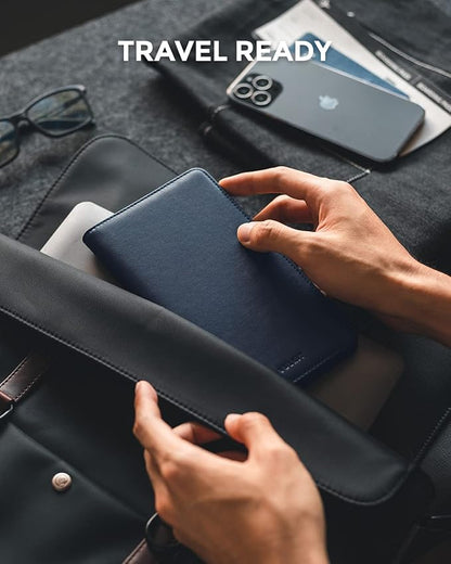 VULKIT Passport Holder Wallet RFID Blocking Travel Wallet for Men & Women