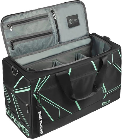 Sneaker Bag, Sport Duffel Bag for Men Women, Gym Bag, Gear Bag, Krone Kalpasmos Versatile Travel Duffel Bag with 3 Removable Dividers, Designer Collection