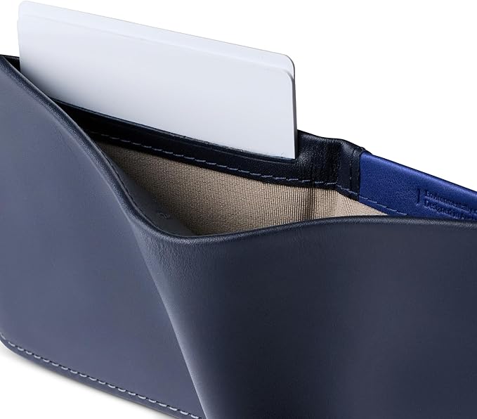 Bellroy Hide & Seek Wallet (Slim Leather Bifold Design, RFID Protected, Holds 5-12 Cards, Coin Pouch, Flat Note Section, Hidden Pocket)