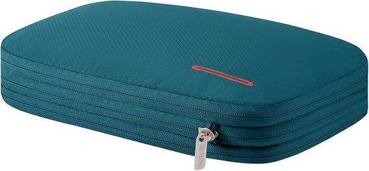 Bee Nesting BeeNesting Waterproof Compression Packing Cubes 5/6/8 sets, Large Travel Packing organizers for Carry on Luggage, 2 Sides Expandable Storage Bags (Dark Green, 9L)