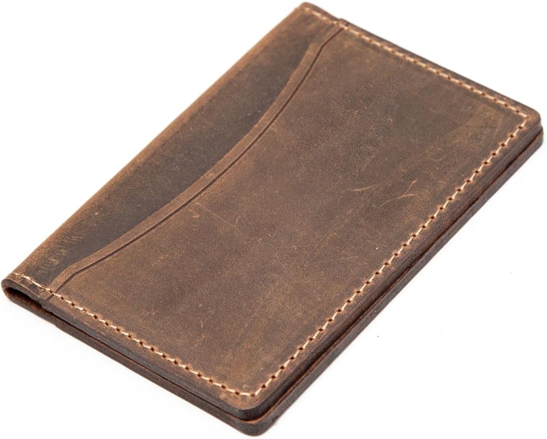 Handcrafted Genuine Leather Wallets, Minimalist Cardholders, and Passport Covers, Handmade Gift