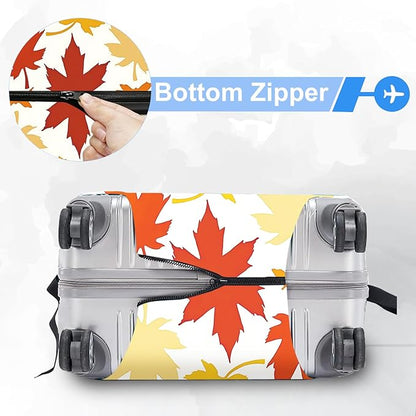 ANNA QUEEN Travel Luggage Cover Suitcase Protector Suitcase Cover Anti-Scratch,Stretchable Bag Cover Washable Durable Polyester with Elastic Hem with Zipper Closure