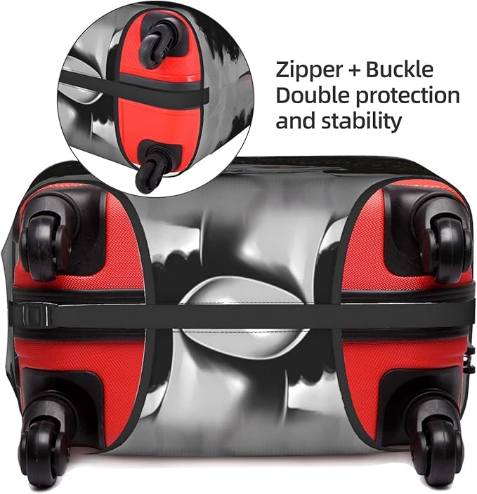 Suitcase Cover - luggage cover Protect Your Luggage with Style and Ease Medium African American Black Girl