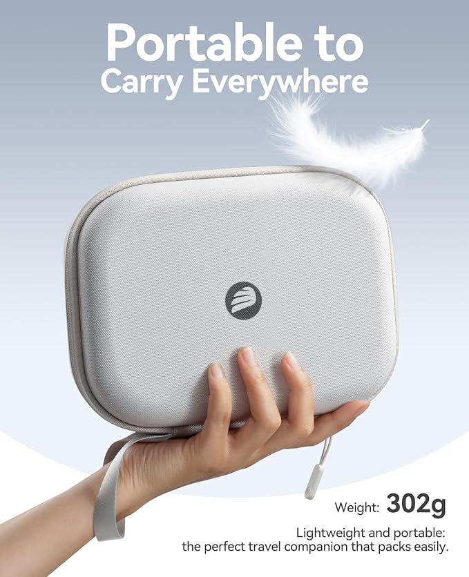 ORICO Protective Carrying Case for Apple 2024 Mac mini M4, M4 Pro, Portable Hard Shell Travel Storage Bag, Nylon Braided, Water Resistant (M)