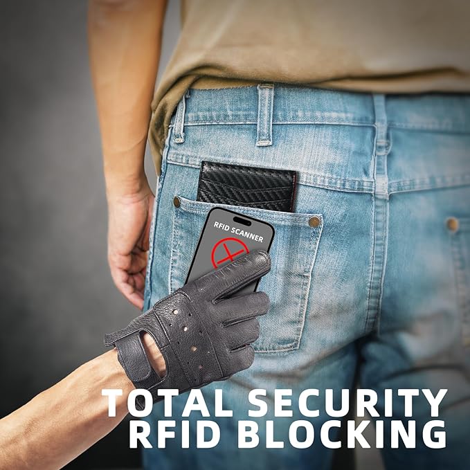 Zitahli Money Clip Wallets for Men,Slim Bifold Wallet 10-12 Cards, Mens Leather Wallet with ID Window,RFID Blocking Thin Minimalist Credit Card Holder,Gifts for Him