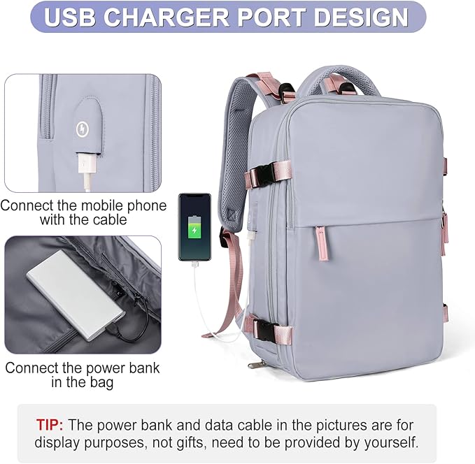 Travel Backpack For Women Airline Approved Carry On Backpack Flight Approved Waterproof Sports Luggage Backpack Casual Daypack Small Hiking Backpack