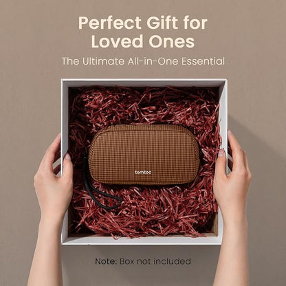 tomtoc Electronics Organizer Travel Case Performance, Water Resistant Bag Cable Tech Pouch Accessories, Carry Storage for Cord, Phone, Cables, Airpods, USB Flash Drive, Daily Items