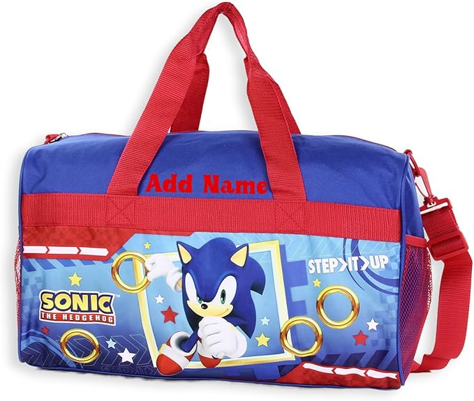 Personalized Licensed Kids Duffel Bag - SONIC