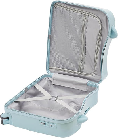 18" Kids Luggage Suitcase for Girls & Boys, Kids Carry On Luggage with Wheels Children’s Suitcase w/Lock (Sky Blue)