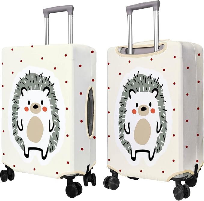 Travel Luggage Cover Suitcase Protector Fits 18-32 Inch Wheel Covers PatternedTravel Related Items Flower Luggage Protector Elastic L