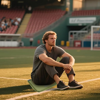 MYDAYS Inflatable Seat Cushion, Portable Stadium Seat Pad, Lightweight Chair Pad for Outdoor, Airplane, Travel, Stadium, Camping & Car