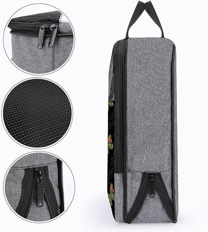 Lightweight Shoe Organizer Pouch Butterfly Portable Travel Shoe Packing Bag for Gym Sneaker Bags