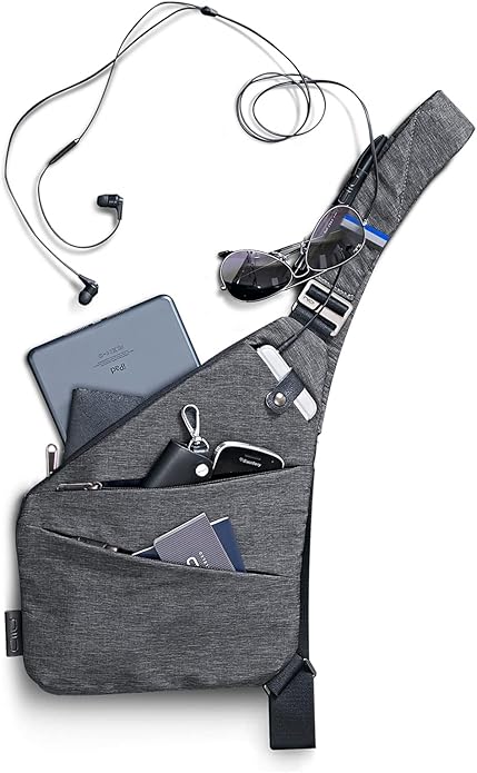 NIID Sling Bags Mens Lightweight Crossbody Chest Casual Daypack Anti-theft Water Resistant Shoulder Backpack