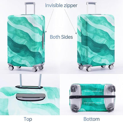 Travelkin Luggage Covers For Suitcase Tsa Approved,Suitcase Cover Protector Fit 29-32 Inch Luggage