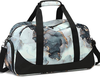 JIANYA Kids Overnight Duffle Bag Girls Boys Sport Gym Bag with Shoe Compartment & Wet Pocket, Carry On Weekender Travel Bag for Kid Girl Boy