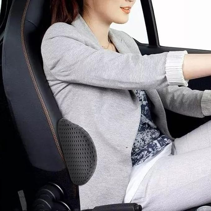 Lumbar Pillow, Memory Foam Lumbar Support Pillow for Office Chair and Car Seat, Back Support Pillow for Lower Back Pain Relief, Support Cushion Back Pillow for Sleeping, Driving, Resting