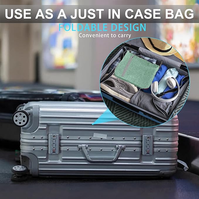 Vomgomfom 65L/85L/115L Foldable Travel Duffle Bag, Lightweight Checked Luggage with Shoe Compartment, Water-Resistant Weekender Overnight Bag for Men & Women