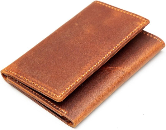 Handcrafted Genuine Leather Wallets, Minimalist Cardholders, and Passport Covers, Handmade Gift