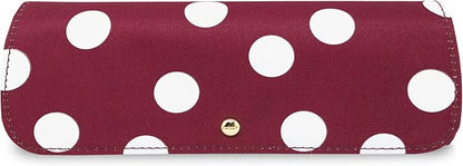 kate spade new york Travel Jewelry Case Organizer, Fabric Jewelry Box for Women, Cute Jewelry Organizer Holds Necklaces, Rings, Bracelets, Small Jewelry Roll (Julie Dot)