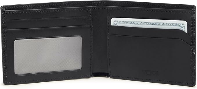 TUMI - Nassau Double Billfold Wallet - Men's Premium Leather Card Holder - RFID Protection