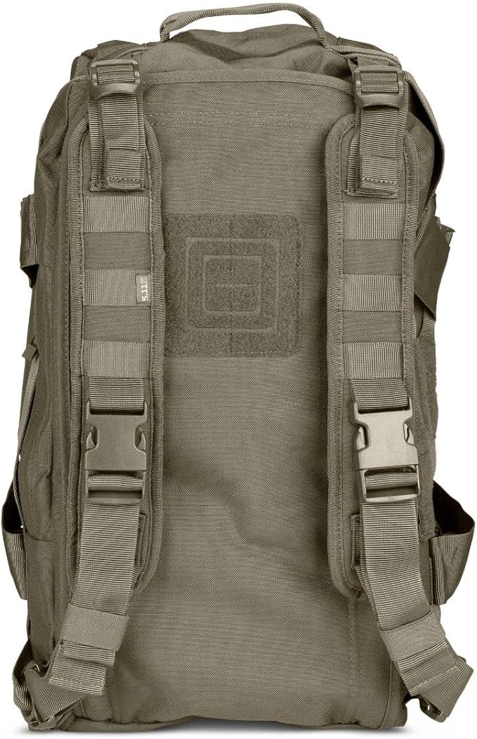 5.11 Tactical Duffel Bag for Travel, Water-Resistant Nylon, Medium, Rush LBD MIKE, 40L, Ranger Green, Style 56293ABR