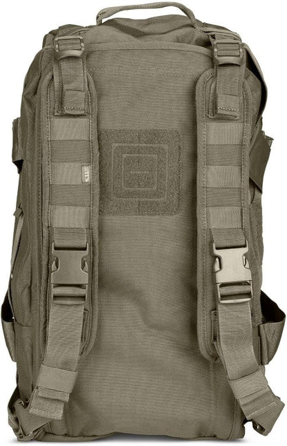 5.11 Tactical Duffel Bag for Travel, Water-Resistant Nylon, Medium, Rush LBD MIKE, 40L, Ranger Green, Style 56293ABR