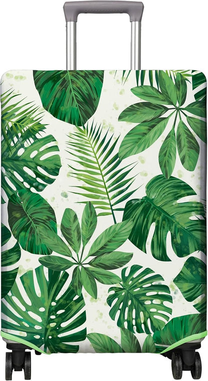 Travel Luggage Cover Suitcase Protector Fits 18-32 Inch Wheel Covers PatternedTravel Related Items Flower Luggage Protector Elastic S