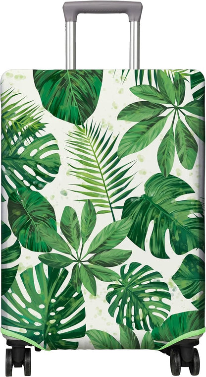 Travel Luggage Cover Suitcase Protector Fits 18-32 Inch Wheel Covers PatternedTravel Related Items Flower Luggage Protector Elastic M