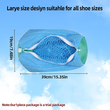 2-Packs Shoe Washing Bag for Washing Machine,Laundry Shoe Bag for Washer and Dryer Reusable Shoe Cleaning Bag