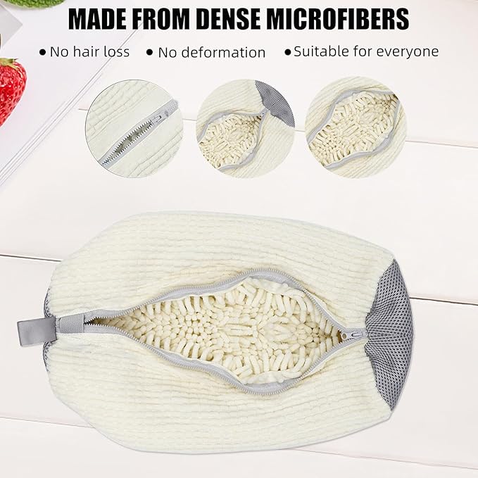 2-Packs Shoe Washing Bag for Washing Machine,Laundry Shoe Bag for Washer and Dryer Reusable Shoe Cleaning Bag