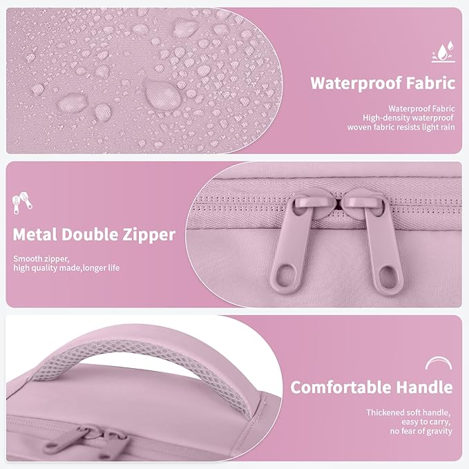 ZOMFELT Travel Backpack for Women Men, Carry On Backpack, TSA 15.6inch Laptop Backpack Flight Approved, Personal Item Travel Bag Nurse Bag Casual Daypack for Weekender Business Trip, Dark Purple