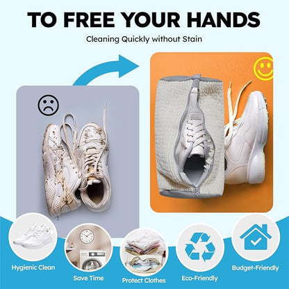 Shoe Washing Machine Bag: Shoe Bag for Washing Machine - Reusable Shoe Cleaning Bag for Sneaker Tennis Shoes Unstain Cleaner Kit